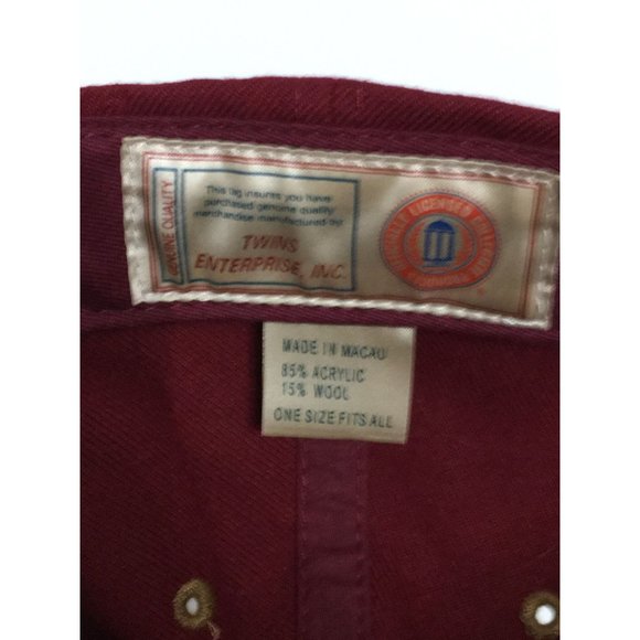 Boston College Eagles Maroon Twin Enterprises Wool Adjustable Baseball Hat - Picture 7 of 7